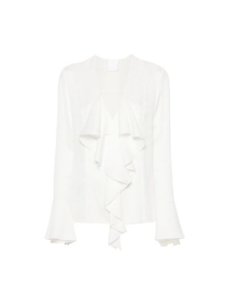 Jedwabna bluzka Givenchy Biała