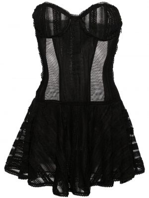 Kleid ausgestellt Charo Ruiz Ibiza schwarz
