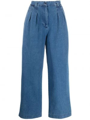 Kalhoty A.p.c., modrá