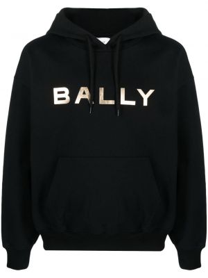 Pamučna hoodie s kapuljačom s printom Bally