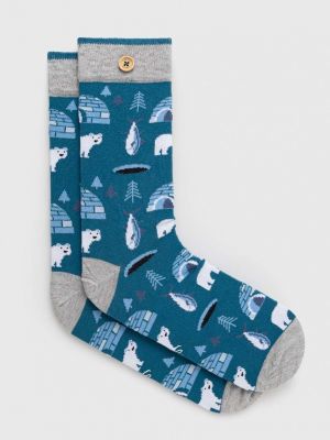 Чорапи Cabaïa синьо