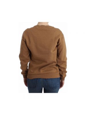 Jersey de algodón de tela jersey John Galliano marrón
