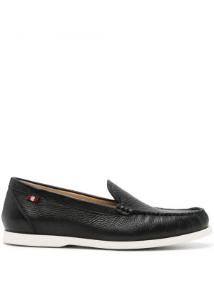 Pantofi loafer din piele Bally negru