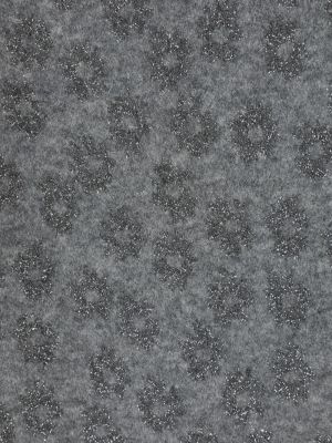Květinový vlněný šál z alpaky Dorothee Schumacher šedý