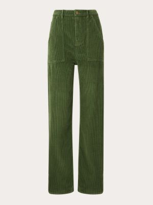 Pantalones de pana Chloe Stora verde