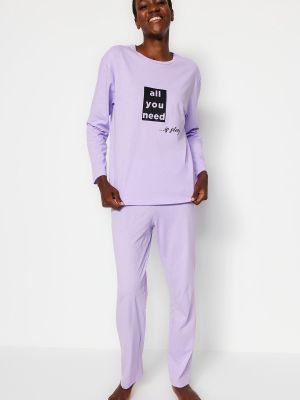 Pijamale Trendyol violet