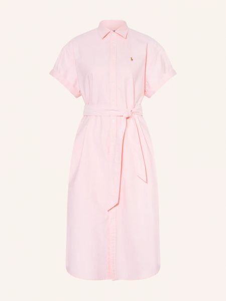 Платье-рубашка Polo Ralph Lauren розовое