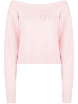 Džemper Balmain ružičasta