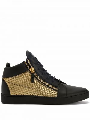 Lær sneakers Giuseppe Zanotti svart