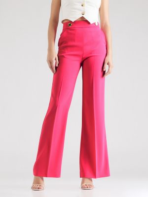Широки панталони тип „марлен“ Pinko розово