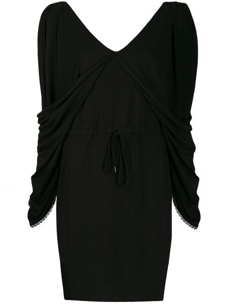 Šaty s výstřihem do v jersey See By Chloe černé