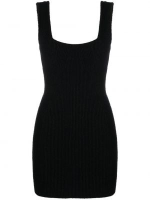 Плетена мини рокля Wardrobe.nyc черно
