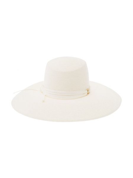 Biała czapka Alberta Ferretti