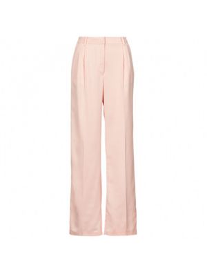 Pantaloni di raso Guess rosa