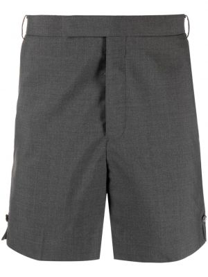 Volnene kratke hlače Thom Browne siva