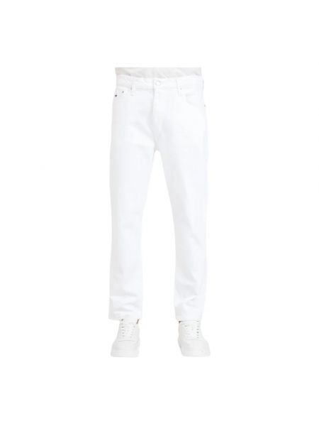 Jeansy skinny slim fit Tommy Jeans białe
