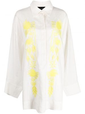 Robe chemise à fleurs Cynthia Rowley