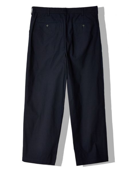 Bavlněné rovné kalhoty Comme Des Garçons Homme modré