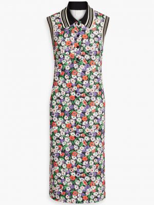 Платье миди в цветочек с принтом Anna Sui