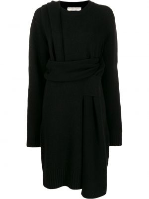 Κοκτέιλ φόρεμα Bottega Veneta μαύρο