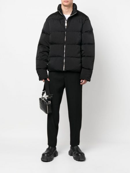 Péřová bunda na zip s potiskem Givenchy
