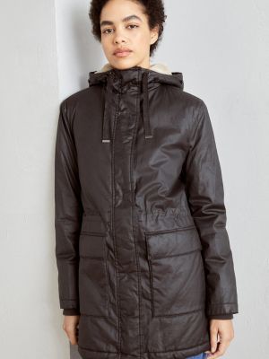 Зимнее пальто Marks & Spencer черное