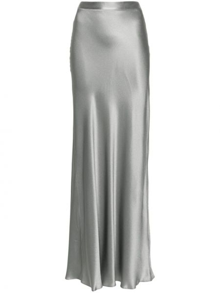 Saténové dlouhá sukně Antonelli šedé