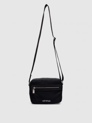 Черная сумка через плечо с вышивкой Off-white