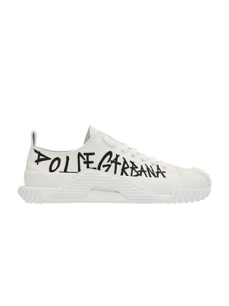 Кроссовки Dolce & Gabbana Portofino Low 'Logo Print - White' белый