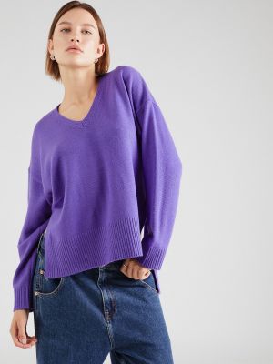 Gyapjú pulóver United Colors Of Benetton lila