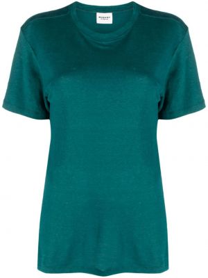 T-shirt di lino Marant étoile verde
