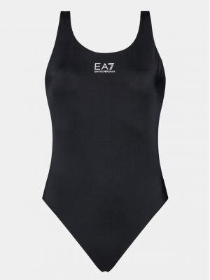 Vientisas maudymosi kostiumėlis Ea7 Emporio Armani juoda