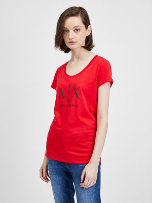 Koszulka Armani czerwona