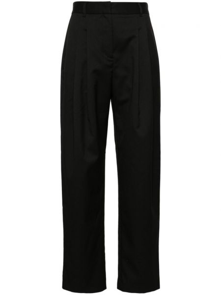 Pantaloni plisate Samsøe Samsøe negru