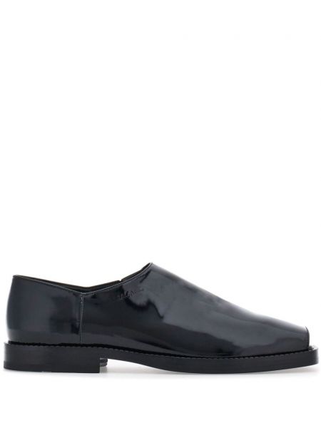 Leder loafers Ferragamo schwarz