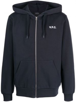 Hoodie A.p.c. blå