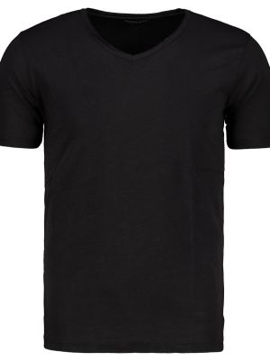 Polo marškinėliai Trendyol juoda