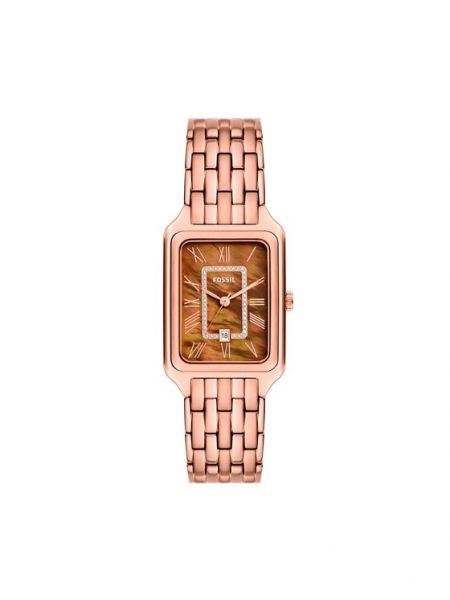 Rožinio aukso laikrodžiai Fossil