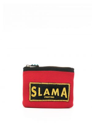 Πορτοφόλι με κέντημα Amir Slama κόκκινο