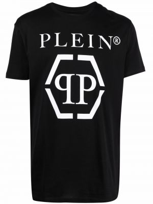 Trykt t-skjorte Philipp Plein svart