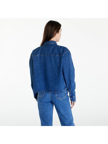 Džínová košile Calvin Klein Jeans modrá