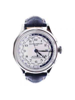 Niebieski zegarek Baume Et Mercier