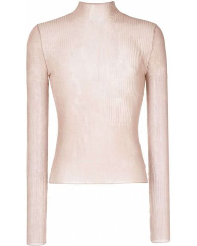 Top trasparente Dion Lee rosa