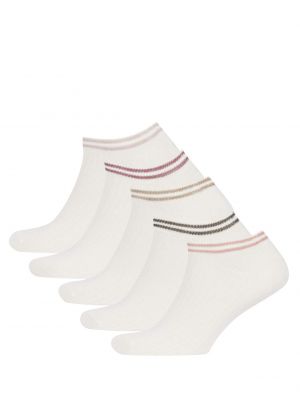 Памучни чорапи Defacto бяло