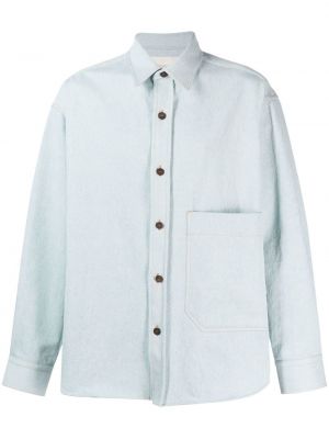 Oversize džinsa krekls Studio Nicholson zils