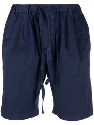 Bombažne bermuda kratke hlače Massimo Alba modra