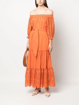 Dlouhé šaty D.exterior oranžové