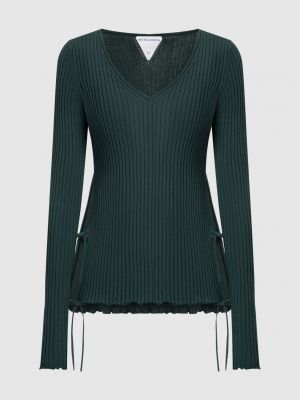 Пуловер Bottega Veneta зелений