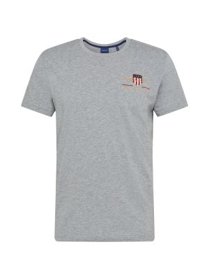 GANT Tričko  sivá / zlatá žltá / námornícka modrá / čerešňová