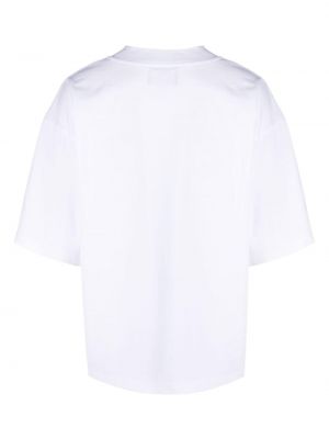 Raštuotas medvilninis marškinėliai Liberal Youth Ministry balta